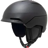 Alpina Nax Skihelm (Größe 55-59cm, schwarz)