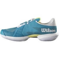 Wilson Damen KAOS Swift 1.5 Sneaker, Algiers Blue/White/Sunny Lime, 38 2/3 EU