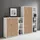 BMG Möbel Aktenschrank Office Edition Sw Set 4 Weiß/Eichefarben
