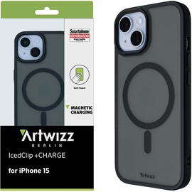 Artwizz IcedClip +Charge for iPhone 15, night-black