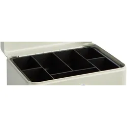 ALCO Geldkassette Stahlblech mit Schloss 250x170x75mm schwarz