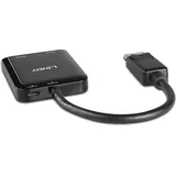Lindy 2 Port DisplayPort 1.2 MST Hub - Black
