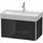 Duravit Waschtischunterschrank 2 Auszüge 78,4 x 39,7 x 46 cm Schwarz Hochglanz