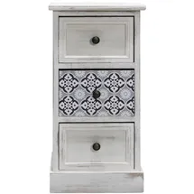 Mobili Rebecca Nachtschrank Rebecca 25 x 60 x 30 cm Weiß