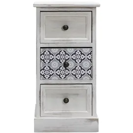 Mobili Rebecca Nachtschrank Rebecca 25 x 60 x 30 cm Weiß