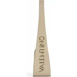 Valentino Fosca Re Schultertasche Kunstleder Beige/Weiß