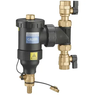 CALEFFI Thermador - Entgaser und Dekantiertopf – Thermador Dekantiertopf DIRTMAG schwenkbar mit Ventilen Ø 1 Zoll weiblich