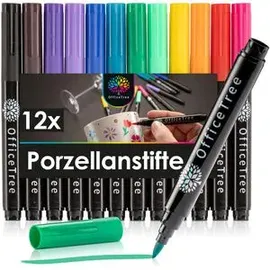 OfficeTree Porzellanstifte 12 St. mehrfarbig