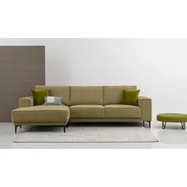 OTTO home Eckcouch Mikrofaser 280 cm grün