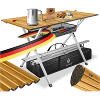 Kesser KESSER® Campingtisch faltbar Klapptisch mit Aluminiumrahmen Aufrollbare Tischplatte