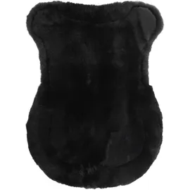 Acavallo Gel Pad hinten erhöht Schaffellunterseite Einheitsgröße Transparent/White