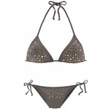 JETTE Triangel-Bikini Damen stein Gr.36 Cup A/B