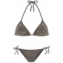 JETTE Triangel-Bikini Damen stein Gr.36 Cup A/B