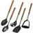 KESPER Kochbesteck-Set 5-tlg. mit Kartoffelstampfer aus Akazienholz und Edelstahl
