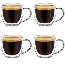 Creano Espressoglas 0,1 l Weiß 4 St.