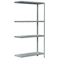 SCHULTE Regalwelt Anbauregal Metall 150x80x30 cm grau