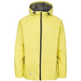 Trespass Unisex Erwachsene Qikpac Jacket Kompakt Zusammenrollbare Wasserdichte Regenjacke, Gelb L