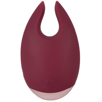 Orion Auflegevibrator "Lay-on Vibe" - intensiver Klitoris-Vibrator für Frauen, mit 10 Vibrationsmodi, zwei flexiblen Reizarmen, wiederaufladbar, rot
