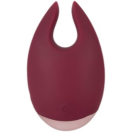 Orion Auflegevibrator "Lay-on Vibe" - intensiver Klitoris-Vibrator für Frauen, mit 10 Vibrationsmodi, zwei flexiblen Reizarmen, wiederaufladbar, rot