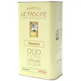 Le Fascine 100% italienisches apulisches Olivenöl extra vergine aus provenzalischen Oliven (3 Liter Dose)