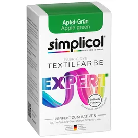 Heitmann simplicol Textilfarbe expert Apfel-Grün | Perfekt zum Batiken und für kreative DIY-Projekte | Einfache Anwendung | Farbpulver | 150 g