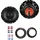 EHO JBL Stage1 61F Lautsprecher mit Einbauset passend für VW Volkswagen Caddy ab 2003 Türen vorne 400 W 165mm 2 Wege Koax