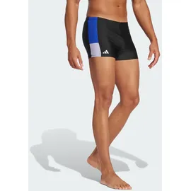 adidas Colorblock Swim Boxer-Badehose Schwarz/Semi Lucid Blue/Violet Tone S/M