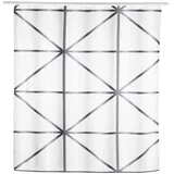 Schöner Wohnen Duschvorhang 180 x 200 cm grau, weiß