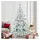 vidaXL Künstlicher klappbarer Weihnachtsbaum Weiß 210 cm
