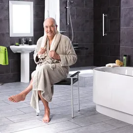 RIDDER Duschklappsitz Zac Duschhocker schwarz