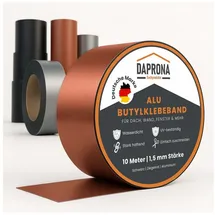 DAPRONA Butylband 10 m x 150 mm 2 Stück Ziegelrot