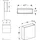 Geberit Hängeschrank 45x46,7x15cm, qu., 1 Tür, 502319JK1