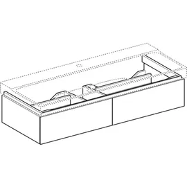 Geberit Xeno2 117,4x22x46,2cm, m 2 L, strukt./sch.-gr