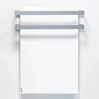 VASNER Infrarotheizung-Handtuchhalter Citara 2er Set Silber