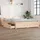 vidaXL Bett mit Schubladen 140 x 200 cm Braun