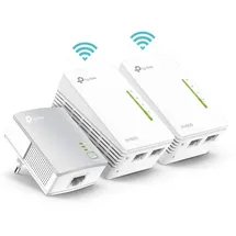 TP-Link AV500 WLAN Powerline Extender TL-WPA4220T Network Kit 500 Mbps 3 Adapter