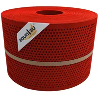 zaunzu® Sichtschutzstreifen 50 x 19 cm Rot Metall 1 St.