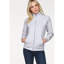 FRUIT OF THE LOOM Sweatjacke Grau XS (34)