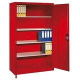 Californian Products CP Stahlschrank C 2000 Acurado 9480-000 S10823 feuerrot 120,0 x 50,0 x 195,0 cm, aufgebaut