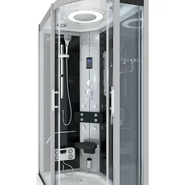 AcquaVapore Dusche Duschkabine D60-73T3R-EC Duschtempel Sauna 80x120 cm