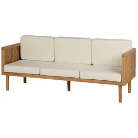 Beliani Lounge Set 5-tlg. Hellbraun