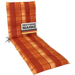 Gardissimo 2406 Rollliegenauflage Gartenliege Auflage 190x60x8cm terracotta