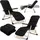 OEM Gartenliege Chillwell 2er-Set Schwarz