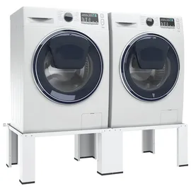 vidaXL Doppel-Untergestell für Waschmaschine und Trockner