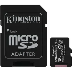 Micro SDXC 256GB Kingston Canvas Select Plus + Adapter SDCS2/256GB
