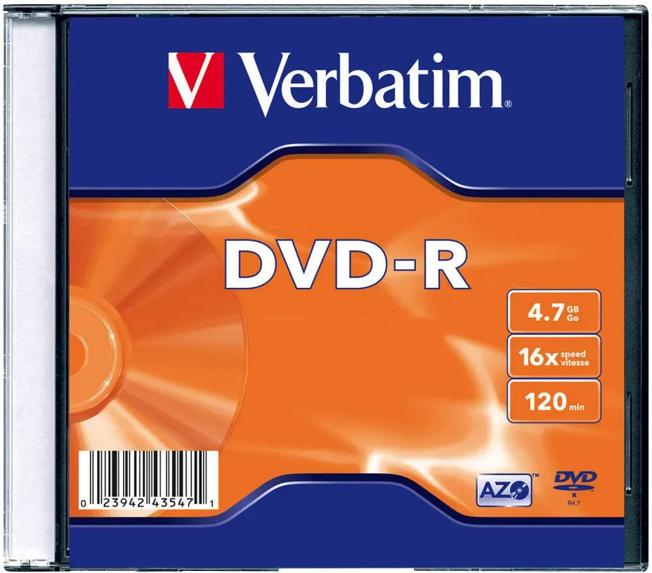 Verbatim DVD-R - 4.7 GB 16x - mattsilber