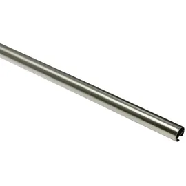 Schöner Wohnen Gardinenstange Leon mit Innenlauf I Ø 20 mm Edelstahl 160 cm
