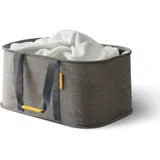 Joseph Joseph Hold-All - zusammenklappbare 35L Wäschekorb Tasche, strapazierfähiges Gewebe, feuchtigkeitsbeständig- Grau