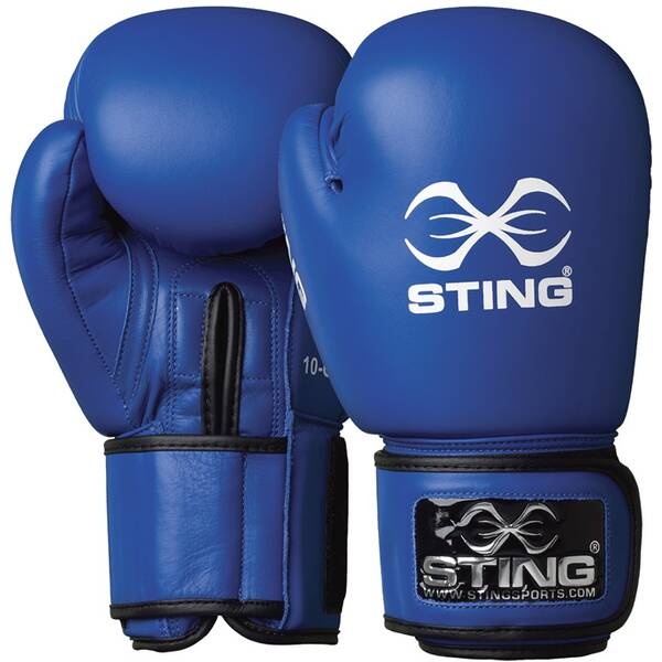 Handschuhe Sting IBA Wettkampf Boxhandschuhe, blue, 12