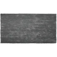 Beliani Shaggy-teppich DEMRE dunkelgrau 80 x 150 cm